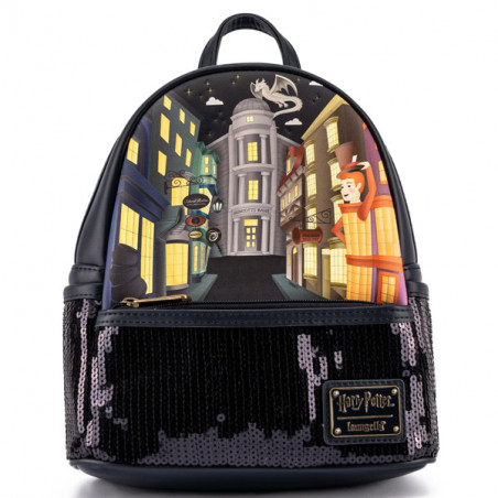 MINI SAC A DOS DIAGON ALLEY SEQUIN / HARRY POTTER / LOUNGEFLY
