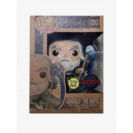 GANDALF THE WHITE EARTH DAYS / LE SEIGNEUR DES ANNEAUX / FIGURINE FUNKO POP / EXCLUSIVE SPECIAL EDITION / GITD