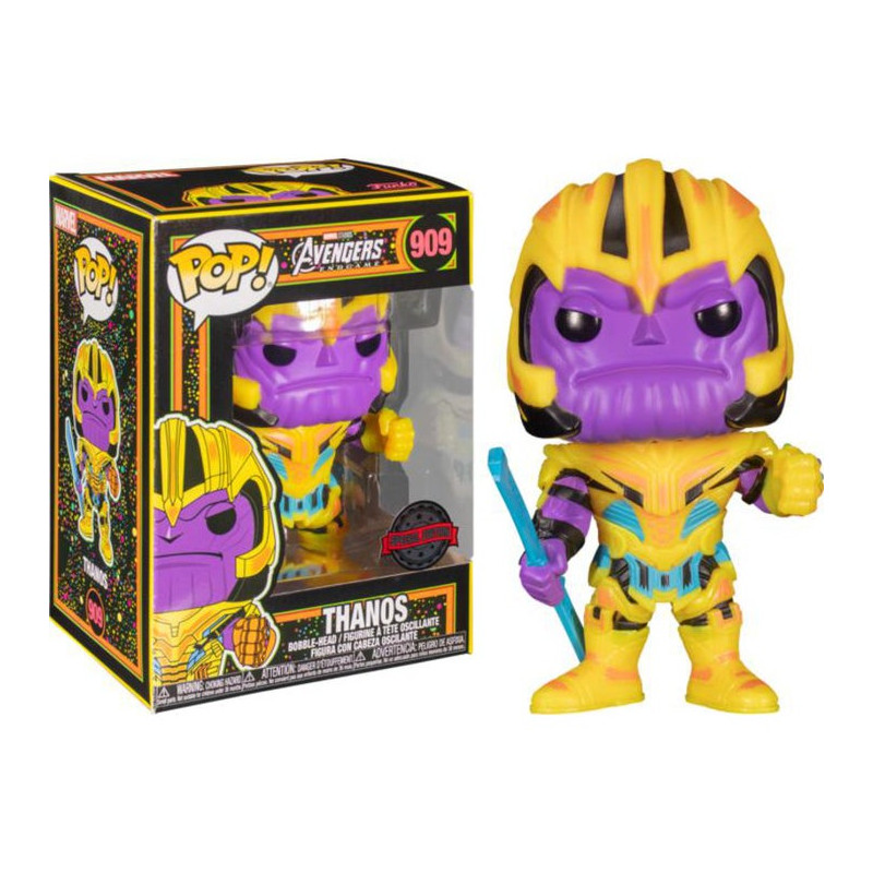 THANOS / BLACKLIGHT / FIGURINE FUNKO POP / EXCLUSIVE SPECIAL EDITION