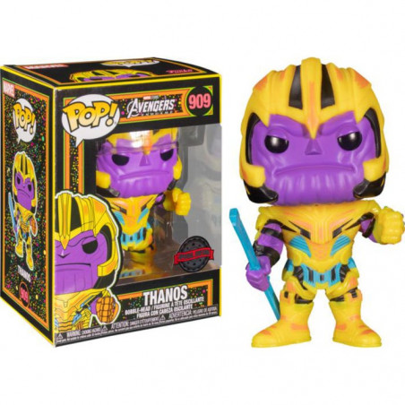 THANOS / BLACKLIGHT / FIGURINE FUNKO POP / EXCLUSIVE SPECIAL EDITION