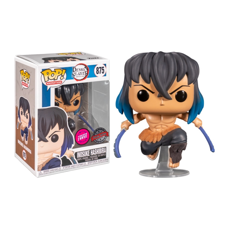 INOSUKE HASHIBIRA FLOCKED / DEMON SLAYER / FIGURINE FUNKO POP / EXCLUSIVE SPECIAL EDITION / CHASE