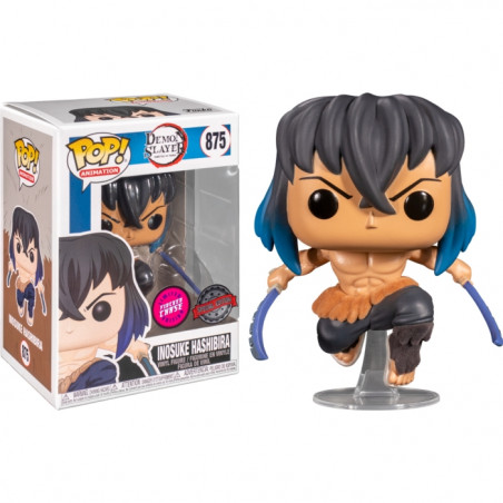 INOSUKE HASHIBIRA FLOCKED / DEMON SLAYER / FIGURINE FUNKO POP / EXCLUSIVE SPECIAL EDITION / CHASE