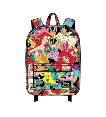 MINI SAC A DOS TISSU ARIEL CHARACTERS AOP / LA PETITE SIRENE / LOUNGEFLY MINI SAC A DOS TISSU ARIEL CHARACTERS AOP / LA PETITE SIRENE / LOUNGEFLY