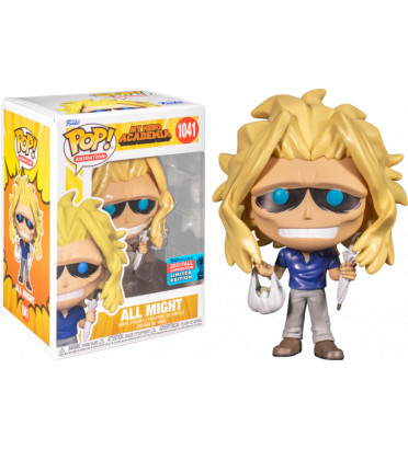 ALL MIGHT WITH BAG AND UMBRELLA / MY HERO ACADEMIA / FIGURINE FUNKO POP / EXCLUSIVE NYCC 2021