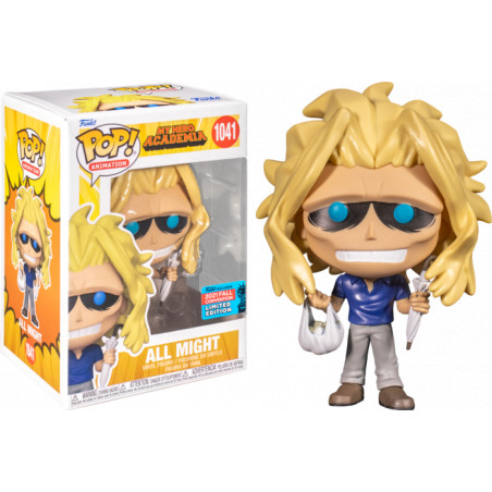 ALL MIGHT WITH BAG AND UMBRELLA / MY HERO ACADEMIA / FIGURINE FUNKO POP / EXCLUSIVE NYCC 2021