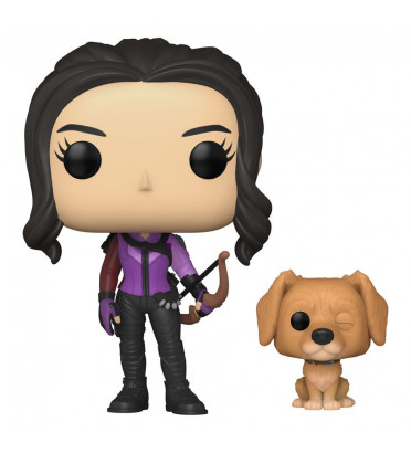 KATE BISHOP WITH LUCKY THE PIZZA DOG / HAWKEYE / FIGURINE FUNKO POP