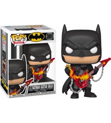 DEATH METAL BATMAN GUITAR SOLO / BATMAN / FIGURINE FUNKO POP / EXCLUSIVE PX PREVIEW