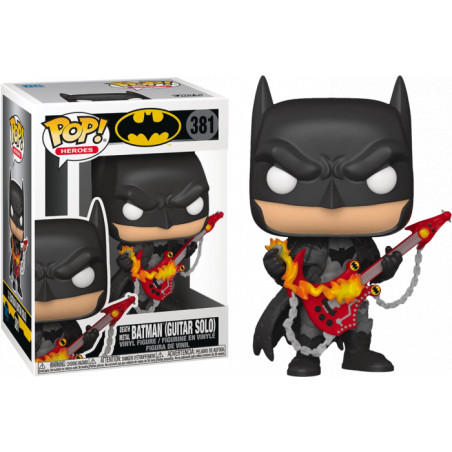 DEATH METAL BATMAN GUITAR SOLO / BATMAN / FIGURINE FUNKO POP / EXCLUSIVE PX PREVIEW