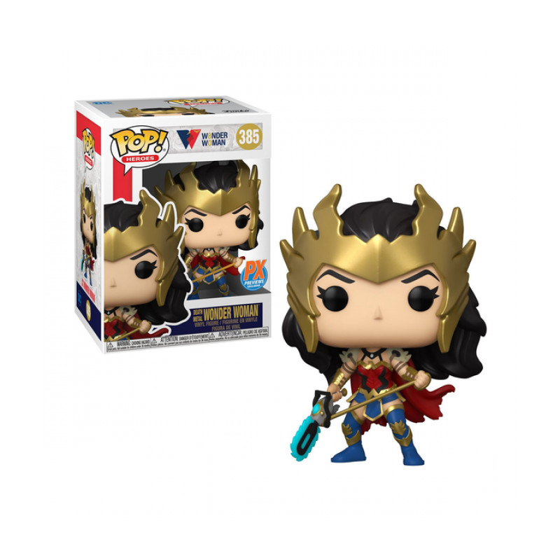 DEATH METAL WONDER WOMAN / WONDER WOMAN / FIGURINE FUNKO POP / EXCLUSIVE PX PREVIEW