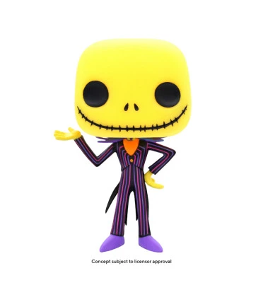 JACK SKELLINGTON BLACKLIGHT / LETRANGE NOEL DE MR JACK / FIGURINE FUNKO POP