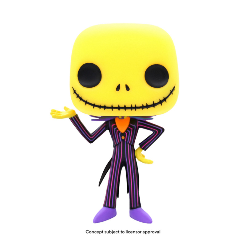 JACK SKELLINGTON BLACKLIGHT / LETRANGE NOEL DE MR JACK / FIGURINE FUNKO POP