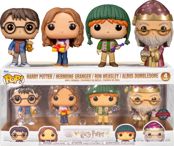 Coffret de 4 figurines POP Harry Potter - Funko Pop Funko : King Jouet,  Figurines Funko - Jeux d'imitation & Mondes imaginaires