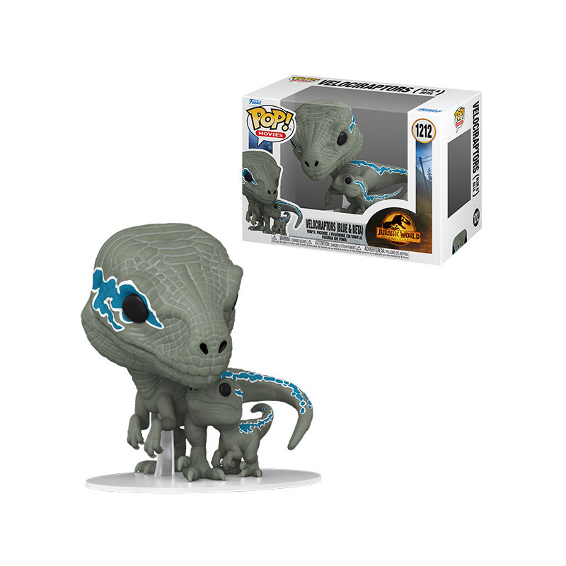 VELOCIRAPTORS BLUE ET BETA / JURASSIC WORLD / FIGURINE FUNKO POP