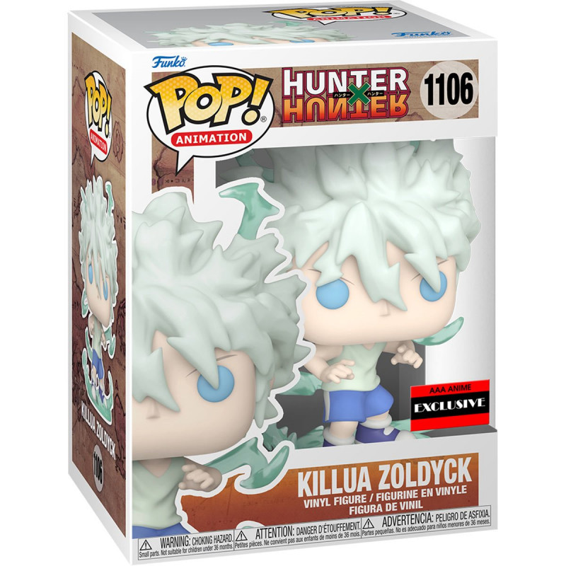 KILLUA ZOLDYCK GODSPEED / HUNTER X HUNTER / FIGURINE FUNKO POP / EXCLUSIVE AAA ANIME