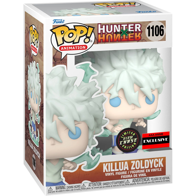 KILLUA ZOLDYCK GODSPEED / HUNTER X HUNTER / FIGURINE FUNKO POP / EXCLUSIVE AAA ANIME / CHASE KILLUA ZOLDYCK GODSPEED / HUNTER X HUNTER / FIGURINE FUNKO POP / EXCLUSIVE AAA ANIME / CHASE