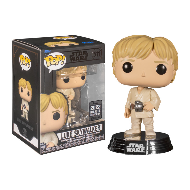 LUKE SKYWALKER / STAR WARS / FIGURINE FUNKO POP / EXCLUSIVE GALACTIC CONVENTION