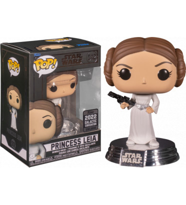 PRINCESS LEIA / STAR WARS / FIGURINE FUNKO POP / EXCLUSIVE GALACTIC CONVENTION