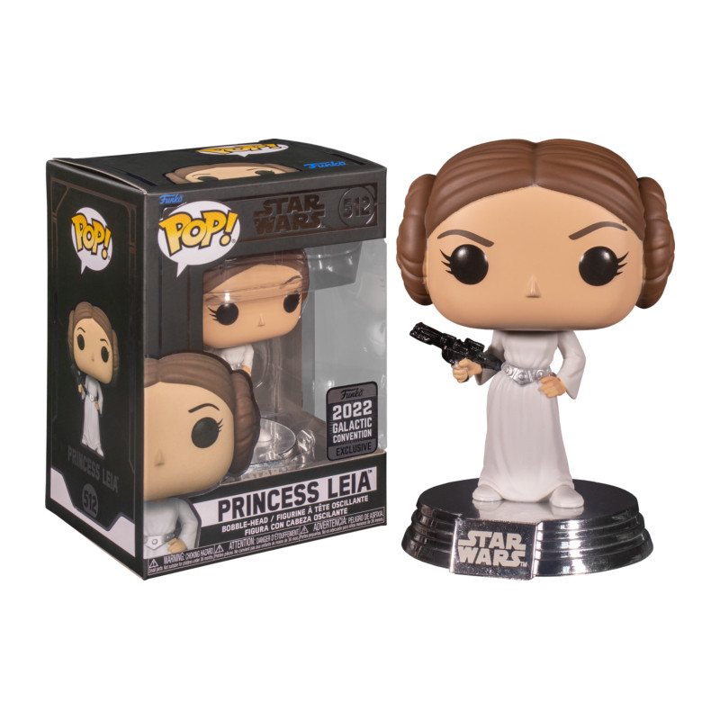 PRINCESS LEIA / STAR WARS / FIGURINE FUNKO POP / EXCLUSIVE GALACTIC CONVENTION