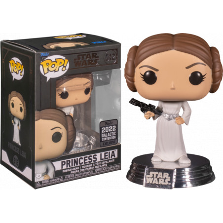 PRINCESS LEIA / STAR WARS / FIGURINE FUNKO POP / EXCLUSIVE GALACTIC CONVENTION