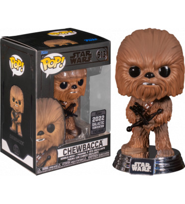 CHEWBACCA / STAR WARS / FIGURINE FUNKO POP / EXCLUSIVE GALACTIC CONVENTION