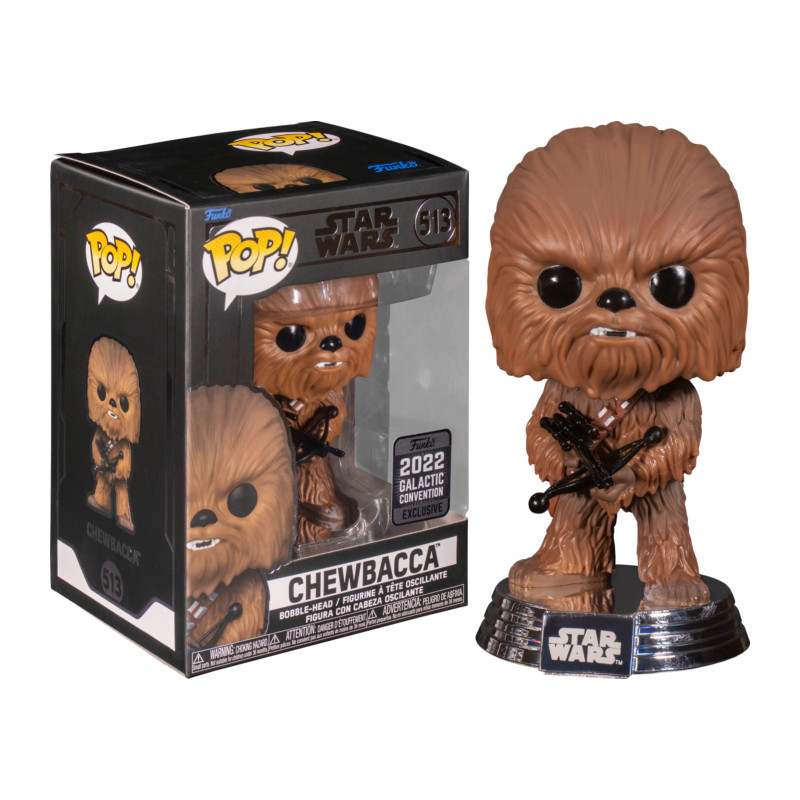 CHEWBACCA / STAR WARS / FIGURINE FUNKO POP / EXCLUSIVE GALACTIC CONVENTION