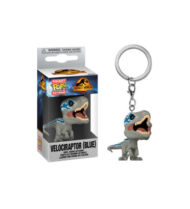 VELOCIRAPTOR BLUE / JURASSIC WORLD DOMINION / FUNKO POCKET POP VELOCIRAPTOR BLUE / JURASSIC WORLD DOMINION / FUNKO POCKET POP