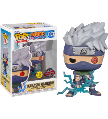 KAKASHI RAIKIRI / NARUTO / FIGURINE FUNKO POP / EXCLUSIVE SPECIAL EDITION / GITD KAKASHI RAIKIRI / NARUTO / FIGURINE FUNKO POP / EXCLUSIVE SPECIAL EDITION / GITD