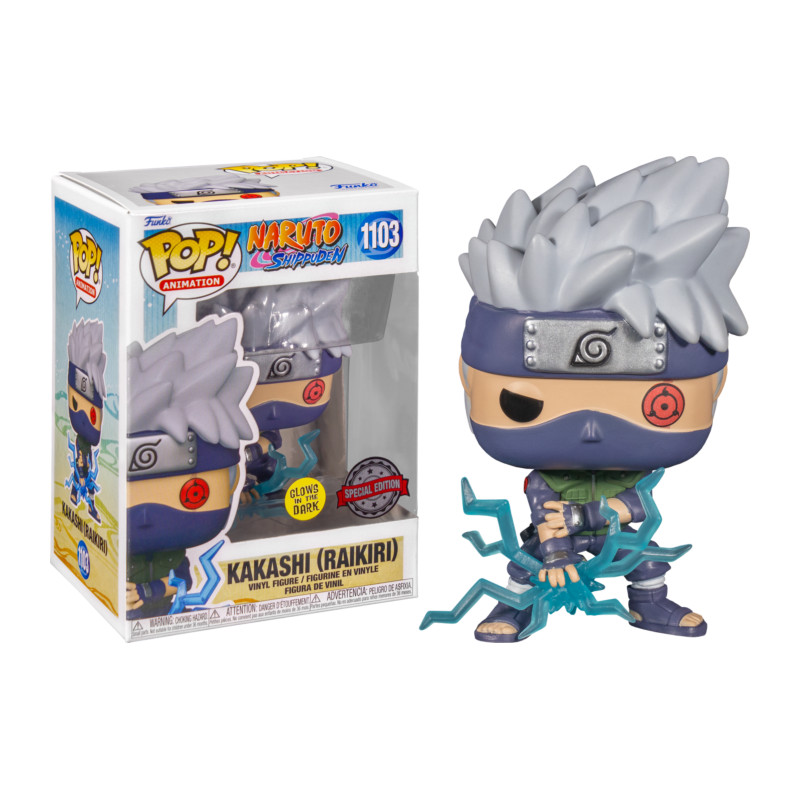 KAKASHI RAIKIRI / NARUTO / FIGURINE FUNKO POP / EXCLUSIVE SPECIAL EDITION / GITD