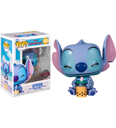 STITCH WITH BOBA / LILO ET STITCH / FIGURINE FUNKO POP / EXCLUSIVE SPECIAL EDITION