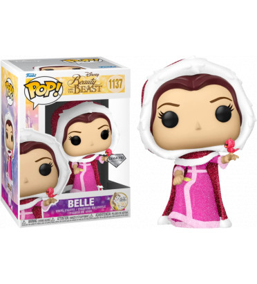 BELLE WITH WINTER CLOAK / LA BELLE ET LA BETE / FIGURINE FUNKO POP / EXCLUSIVE SPECIAL EDITION / DIAMOND