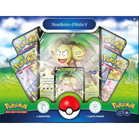 COFFRET NOADKOKO D'ALOLA V POKEMON GO / CARTE POKEMON VF