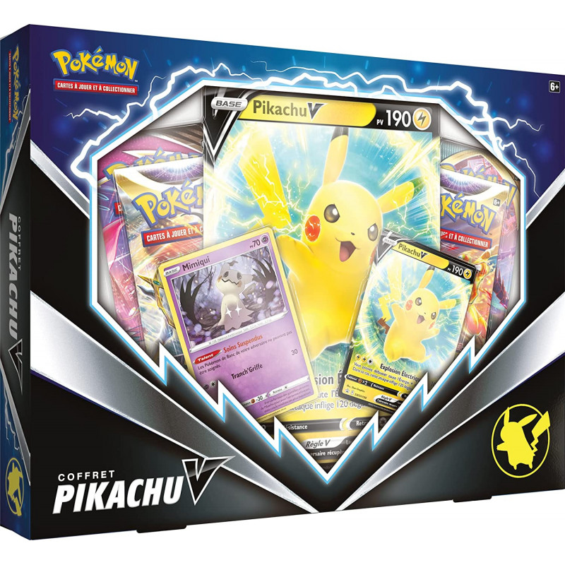 COFFRET PIKACHU V / CARTE POKEMON VF