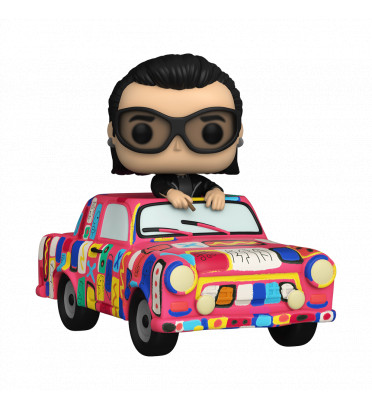 BONO WITH ACHTUNG BABY CAR / U2 / FIGURINE FUNKO POP