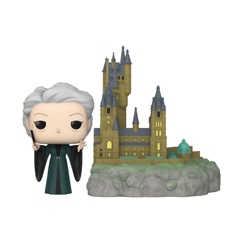 MINERVA MC GONAGALL WITH HOGWARTS / HARRY POTTER / FIGURINE FUNKO POP