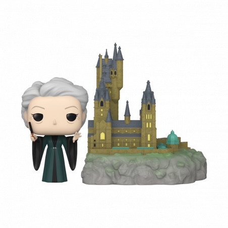 MINERVA MC GONAGALL WITH HOGWARTS / HARRY POTTER / FIGURINE FUNKO POP