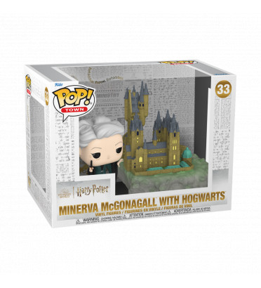 MINERVA MC GONAGALL WITH HOGWARTS / HARRY POTTER / FIGURINE FUNKO POP