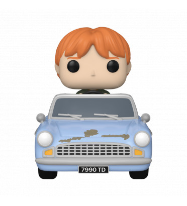 RON WEASLEY IN FLYING CAR / HARRY POTTER / FIGURINE FUNKO POP