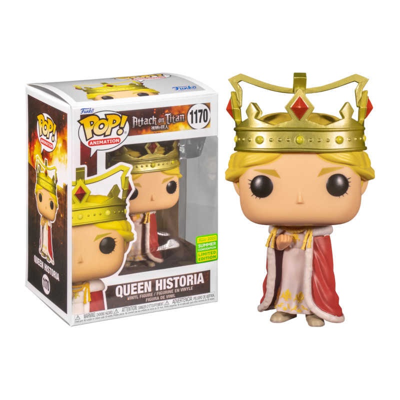 QUEEN HISTORIA / ATTACK ON TITAN / FIGURINE FUNKO POP / EXCLUSIVE SDCC 2022