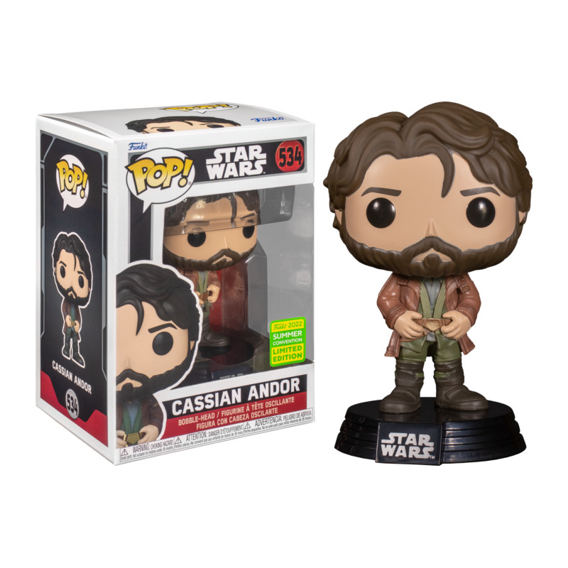 CASSIAN ANDOR / STAR WARS / FIGURINE FUNKO POP / EXCLUSIVE SDCC 2022