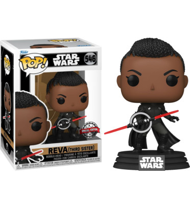 REVA THIRD SISTER WITH LIGHTSABER / STAR WARS OBI-WAN / FIGURINE FUNKO POP / EXCLUSIVE SPECIAL EDITION