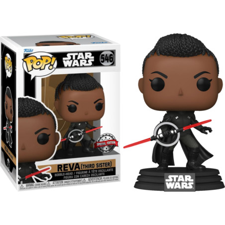 REVA THIRD SISTER WITH LIGHTSABER / STAR WARS OBI-WAN / FIGURINE FUNKO POP / EXCLUSIVE SPECIAL EDITION