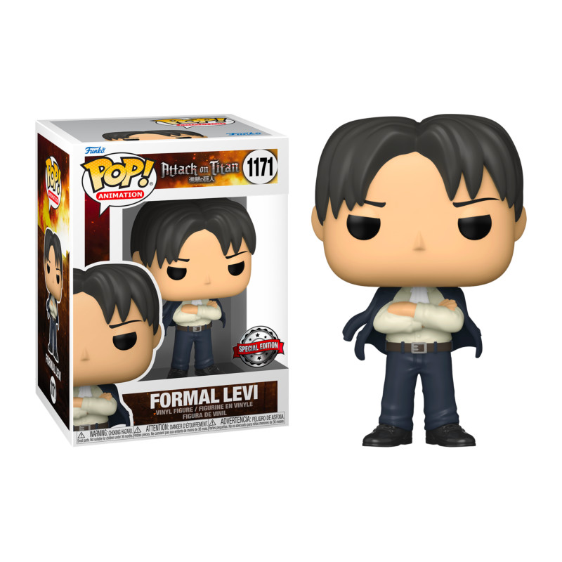 FORMAL LEVI / ATTACK ON TITAN / FIGURINE FUNKO POP / EXCLUSIVE SPECIAL EDITION