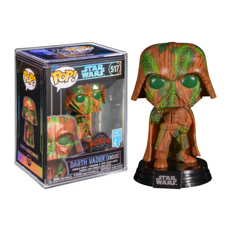 DARK VADOR ENDOR ARTIST SERIES WITH POP PROTECTOR / STAR WARS / FIGURINE FUNKO POP / EXCLUSIVE SPECIAL EDITION