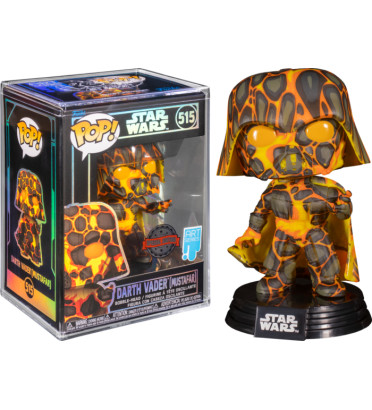 DARK VADOR MUSTAFAR ARTIST SERIES WITH POP PROTECTOR / STAR WARS / FIGURINE FUNKO POP / EXCLUSIVE SPECIAL EDITION