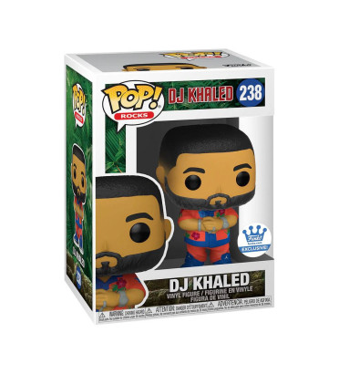 DJ KHALED FLORAL SHIRT / DJ KHALED / FIGURINE FUNKO POP / EXCLUSIVE FUNKO SHOP