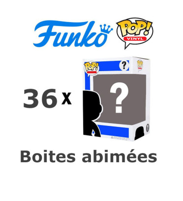 LOT DE 36 BOITES ABIMÉES / FUNKO / FIGURINE FUNKO POP LOT DE 36 BOITES ABIMÉES / FUNKO / FIGURINE FUNKO POP
