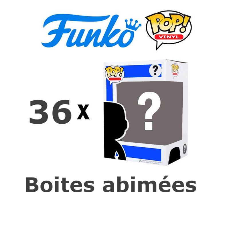 LOT DE 36 BOITES ABIMÉES / FUNKO / FIGURINE FUNKO POP