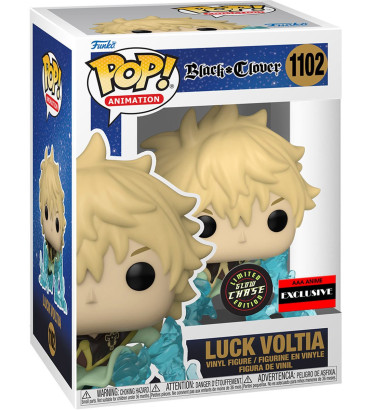 LUCK VOLTIA / BLACK CLOVER / FIGURINE FUNKO POP / EXCLUSIVE AAA ANIME / CHASE