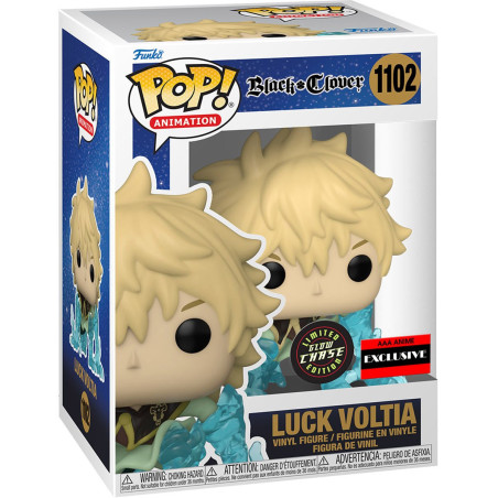 LUCK VOLTIA / BLACK CLOVER / FIGURINE FUNKO POP / EXCLUSIVE AAA ANIME / CHASE
