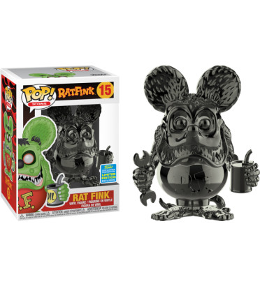 RAT FINK GREY CHROME / RAT FINK / FIGURINE FUNKO POP / EXCLUSIVE SDCC 2019